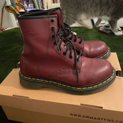 Dr Martens 1460 cherry red boots size 38 new