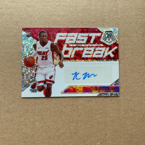 Panini Mosaic Kendrick Nunn rookie autograph like new Panathinaikos