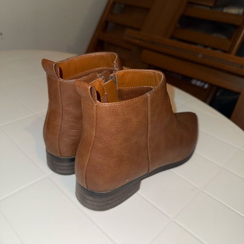 Migato ankle boots used size 39 brown with metal toe