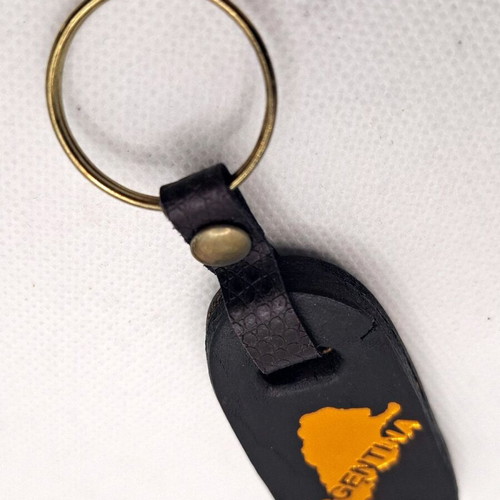 Leather key holder keychain Argentina like new, brown
