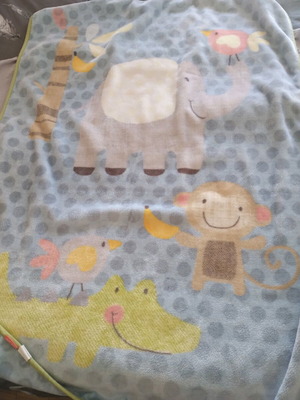 Nef-Nef baby blanket like new, size 140x95 cm