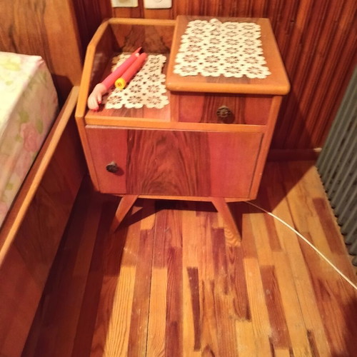 Danish Bedroom Set like new, bed, 2 nightstands, dresser