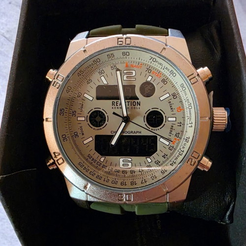 Reaction by Kenneth Cole men's watch new beige