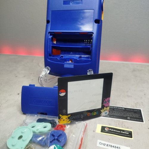 Gameboy Color Pokémon Edition Replacement Shell new, complete with stickers and buttons