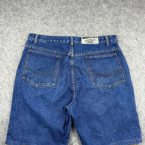 Coach Vintage men's blue denim shorts size 36, Stagecoach Label Western