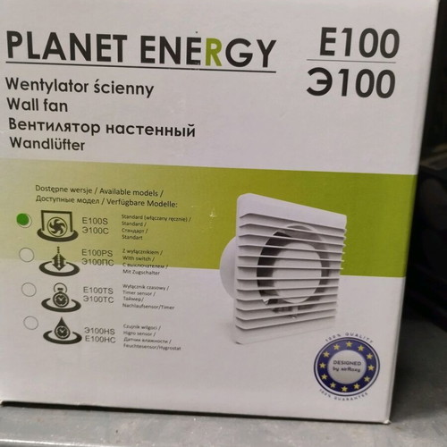 Bathroom wall fan 220V new in box