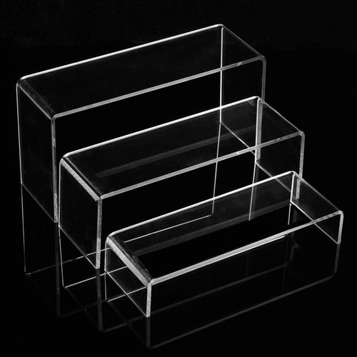 Plexiglass stands used, pack of 130 pieces in various sizes