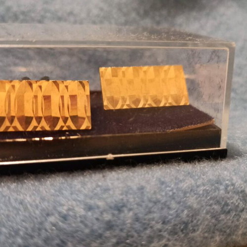 Rowi gold-plated cufflinks new, unused for shirt