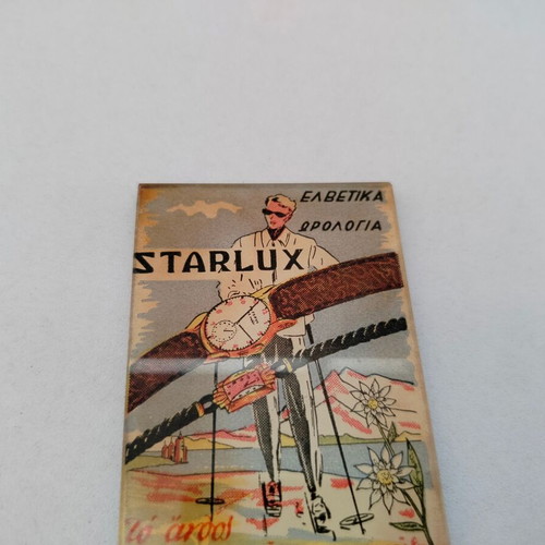 Starlux Promotional Small Mirror used, Swiss watches