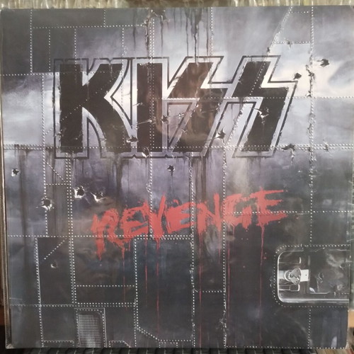 KISS Revenge LP 1995 U.S Limited Edition Gray Marble Vinyl like new