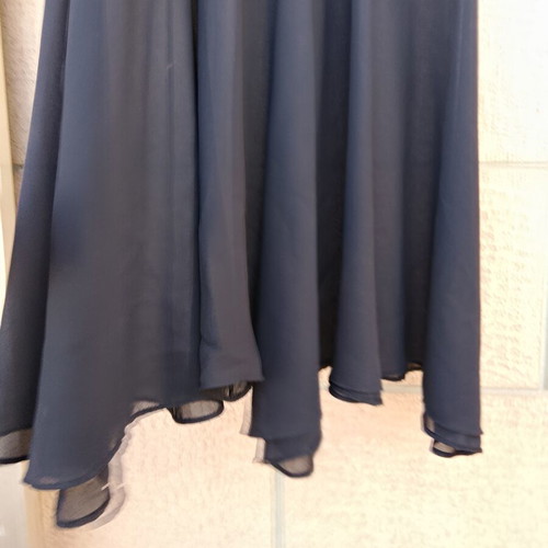 Zig Zag black strapless dress or maxi skirt with lace and chiffon