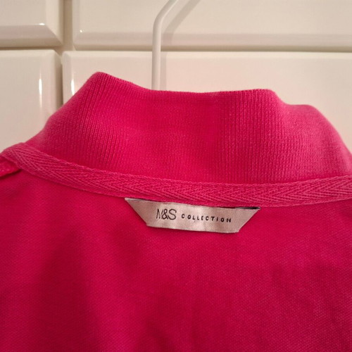 M&S Collection Polo Shirt XL like new, fuchsia