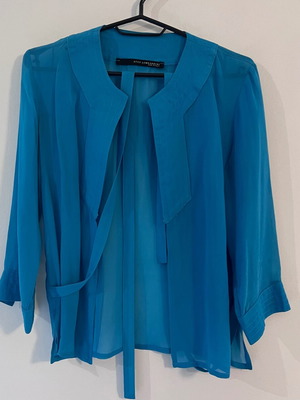 Atos Lombardini silk blouse like new, blue