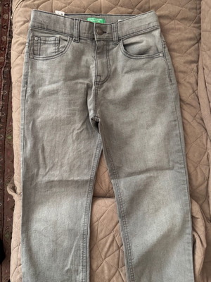 Benetton kids' jeans like new, gray