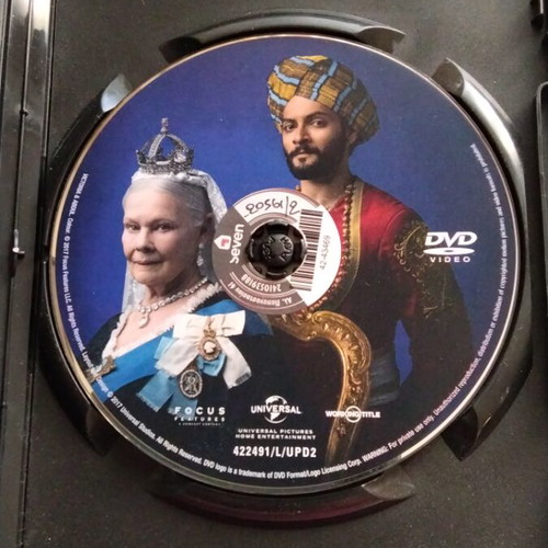 Victoria & Abdul DVD with Greek subtitles