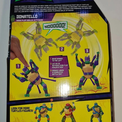 Teenage Mutant Ninja Turtles 2019 Donatello toy new, exclusive European edition