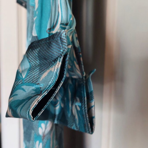 Karen Millen floral silk dress with removable belt, like new, size 38