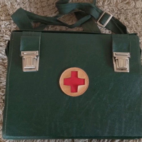 Military first aid kit from the Cold War new, collector's item