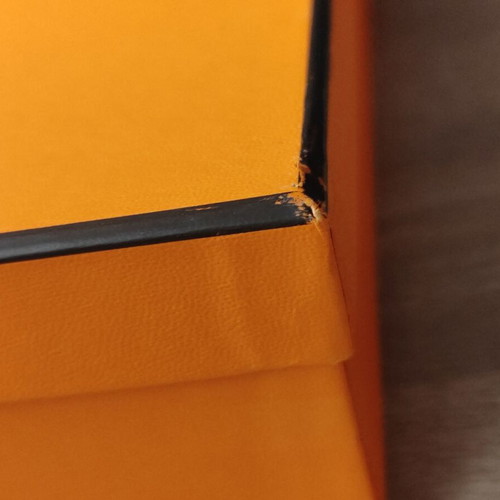 Hermes gift box used 38.5 x 30 x 6 cm