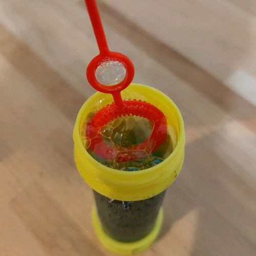 Vintage bubble toy used