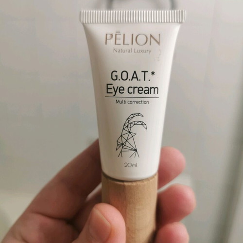 P for Pelion eye cream used