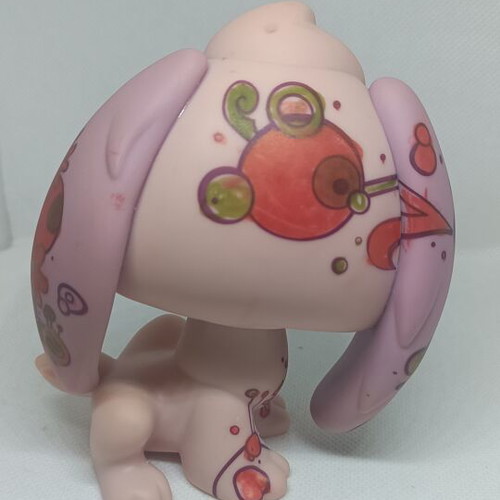 Littlest Pet Shop Jumbo Purple Bunny figure used for custom project