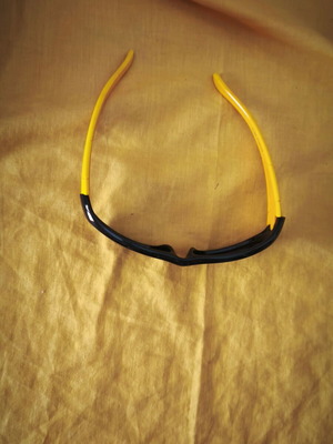 Sunglasses used, black and yellow