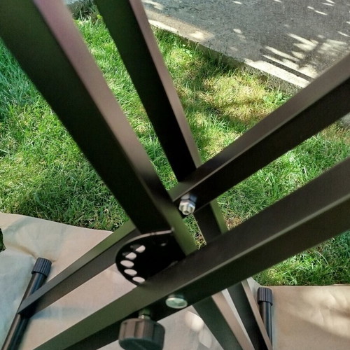 Keyboard stand X-shaped double reinforced, adjustable height, new