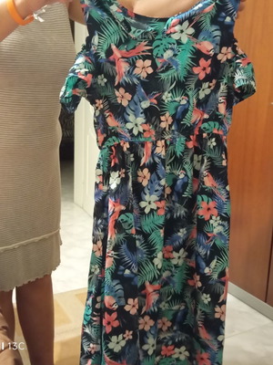 Dress like new, size S, multicolor