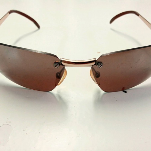 Max Mara authentic sunglasses new, brown with gold frame