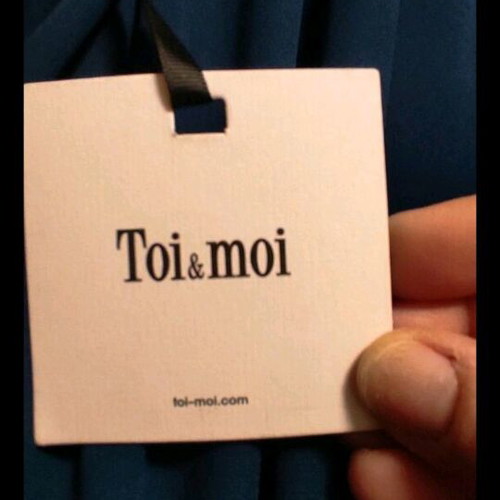 Toi&Moi dress L new, petrol color
