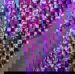 Magenta φούξια τύπου σατέν φόρεμα