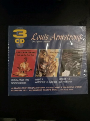 Louis Armstrong 3 CD σφραγισμένο, καινούργιο