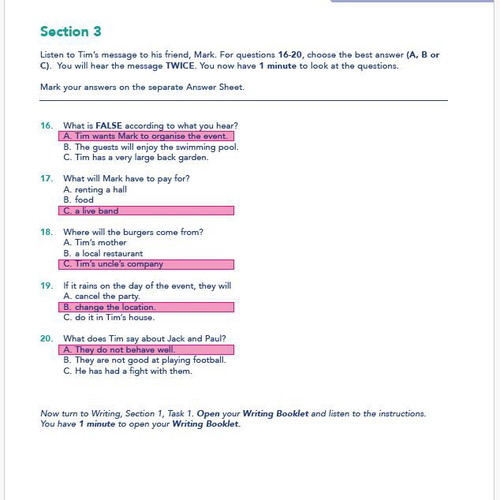 LRN B2 Practice Tests Teacher's Book like new, English
