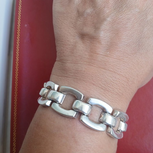 925 silver solid bracelet, 30 grams, 18 cm