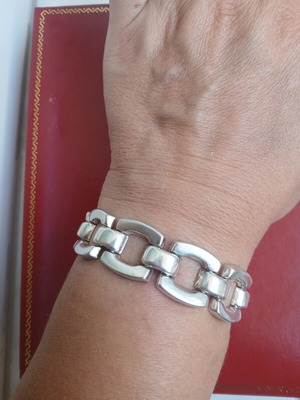 925 silver solid bracelet, 30 grams, 18 cm