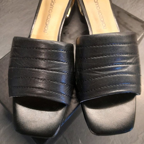 Gianna Kazakou shoes used, size 38, black leather