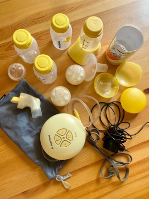 Medela swing ηλεκτρικό θήλαστρο δυο φάσεων και ειδικές θηλές σίτισης calma medela