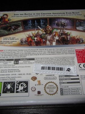 Lego Lord of the Rings Nintendo 3DS καινούργιο σφραγισμένο