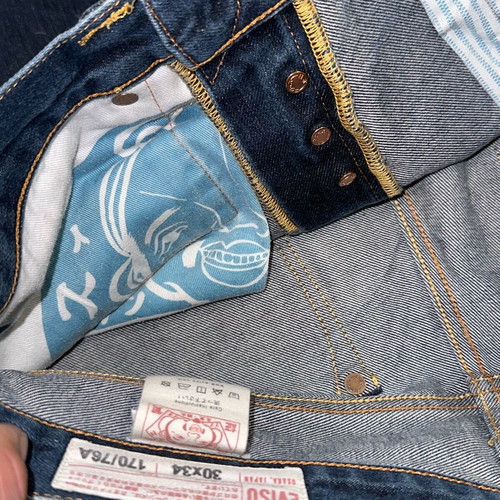 Evisu Big Logo Jeans like new, size S