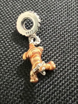 Ασημένιο 925 γοητευτικό τίγρης καινούριο με σμάλτο