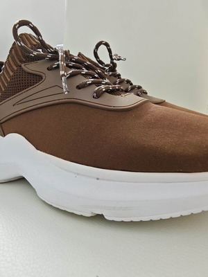 Lascana trainers with knitted sock upper, brown, size 40