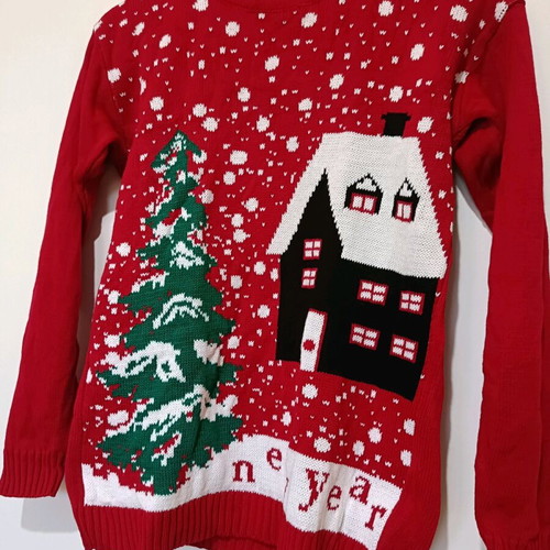 Children's sweater with Christmas theme like new