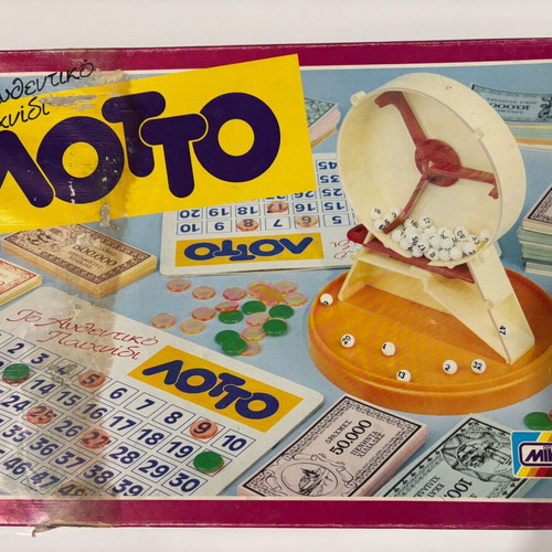 Vintage Lotto board game used, 1990s