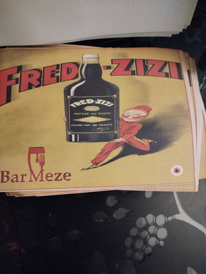 Vintage promotional poster like new, set of 10 pieces
