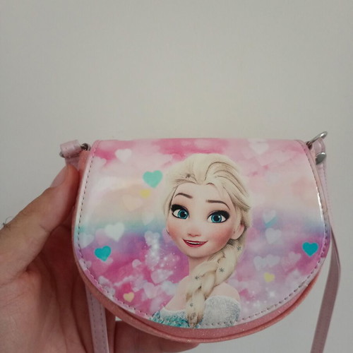 Disney Frozen shoulder bag used, pink