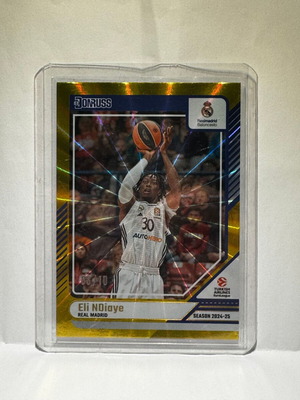 2024-25 Panini Donruss Euroleague Eli NDiaye Gold Lazer card new /10