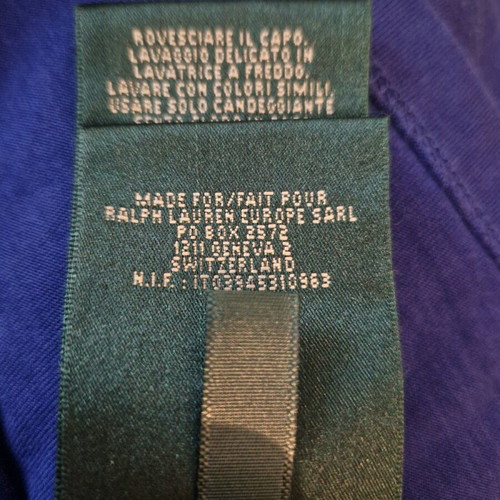 T shirt Ralph Lauren like new, blue, size M