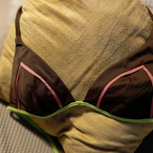 Calzedonia bikini like new, brown with pink and green details