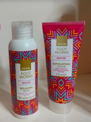 Avon Foot Works foot care set new